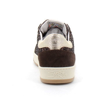 Basket mode basse à lacet pour femme DANY chocolat e200