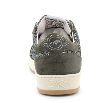 Basket mode basse à lacet pour femme DANY kaki e183
