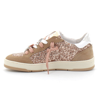 Basket mode basse à lacet pour femme DANY sable e194