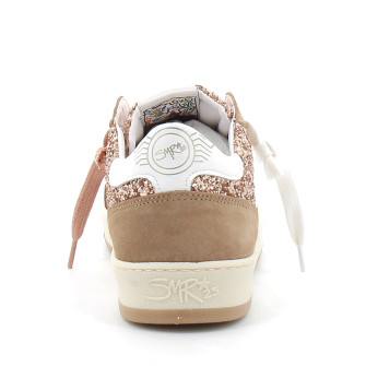 Basket mode basse à lacet pour femme DANY sable e194