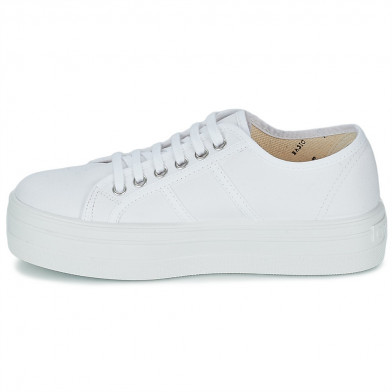 Baskets à plateforme en toile pour femme 9200 blanco 9200