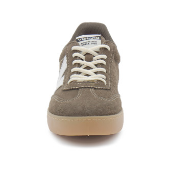 Baskets pour femme avec semelle caramel kaki