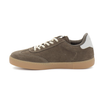 Baskets pour femme avec semelle caramel kaki