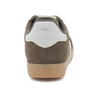 Baskets pour femme avec semelle caramel kaki