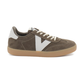 Baskets pour femme avec semelle caramel kaki