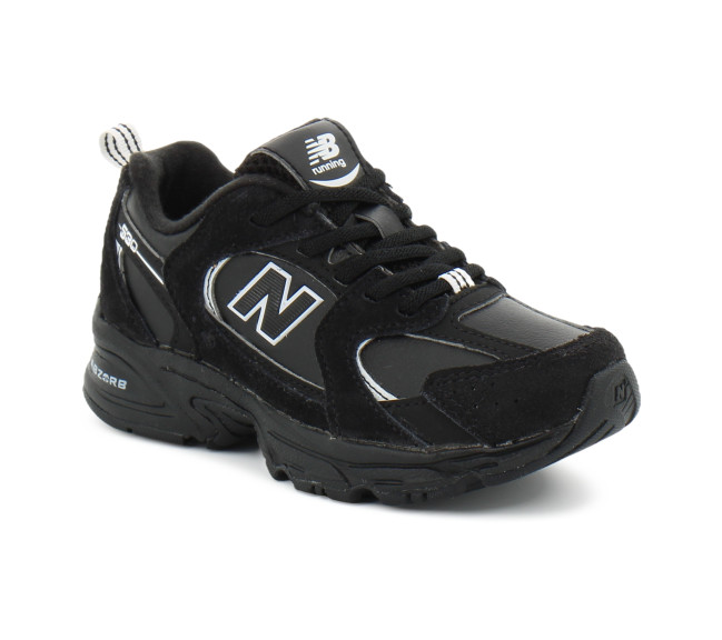 Chaussures de sport pour enfant à lacet elastique PZ530 noir p5302ge