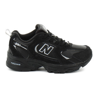 Chaussures de sport pour enfant à lacet elastique PZ530 noir p5302ge