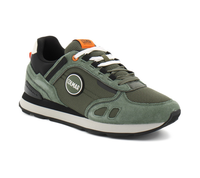 Chaussures basses à lacets pour homme TRAVIS SPORT military green travsp-b010-26aw