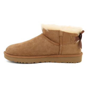 ugg ultra mini bailey bow chestnut 1185491-che