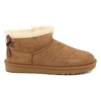 ugg ultra mini bailey bow chestnut 1185491-che