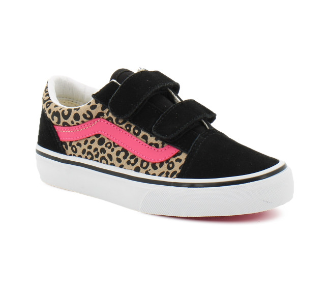 Chaussures à Scratch pour enfant Old Skool leopard vn000cyah851