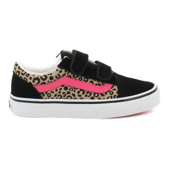 Chaussures à Scratch pour enfant Old Skool leopard vn000cyah851
