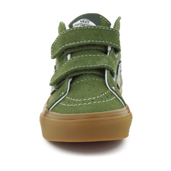 Chaussures à Scratch pour enfant Sk8-Mid Reissue grey kelly vn000cyrgrk1