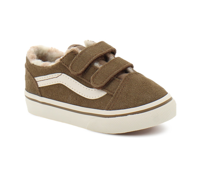 Chaussures à Scratch pour enfant Old Skool sepia vn000ctgoe01