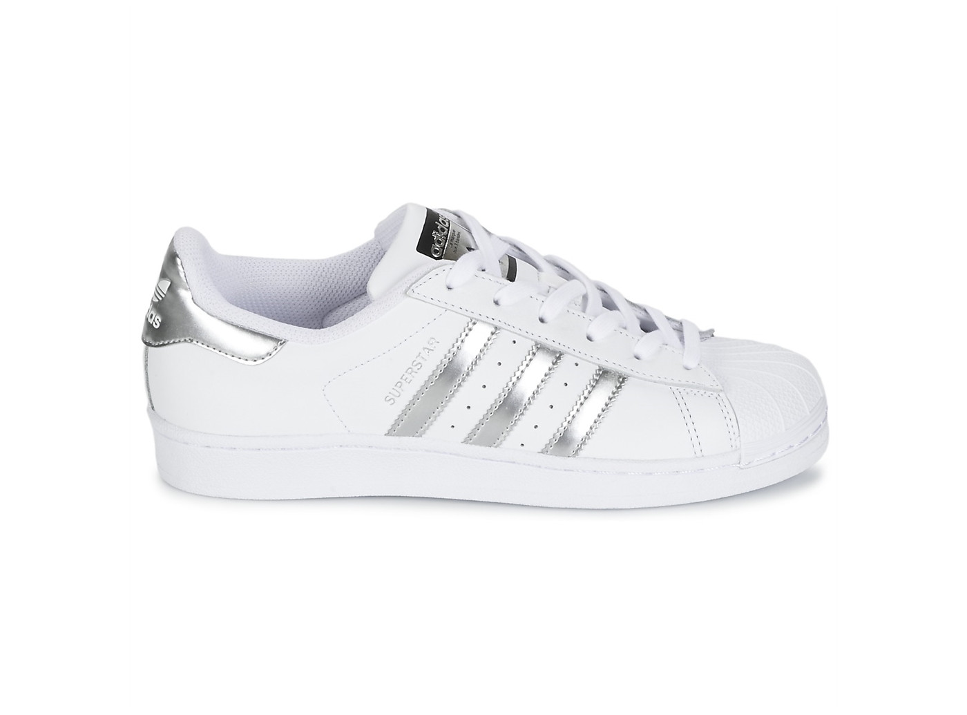 adidas superstar blanc argent
