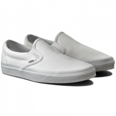 Chaussures sans lacets pour adulte Classic Slip-On blanc vn000eyew001