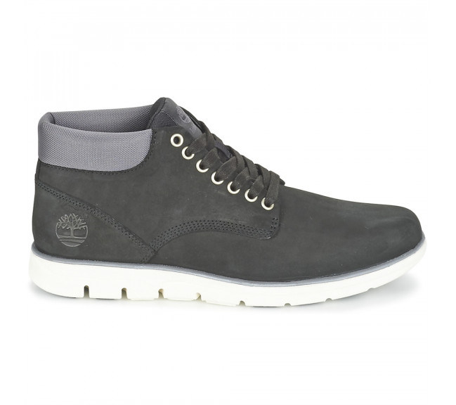 Basket mi-haute à lacets pour homme en noir Bradstreet noir mn.