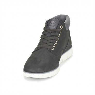 Basket mi-haute à lacets pour homme en noir Bradstreet noir mn.