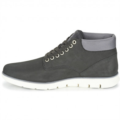 Basket mi-haute à lacets pour homme en noir Bradstreet noir mn.