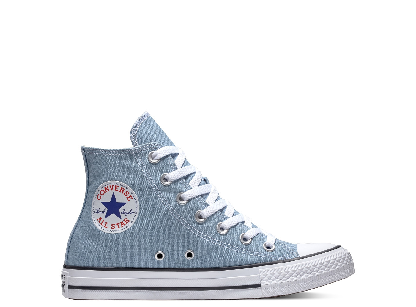 converse en cuir bleu
