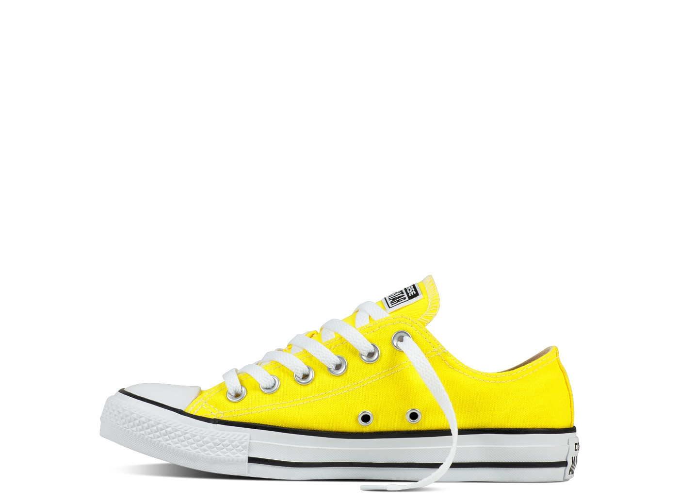 converse basse jaune fluo