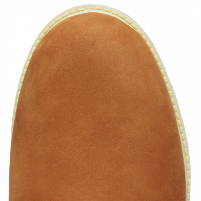 Boot imperméable à lacets pour homme en jaune foncé 6-inch marron mn.