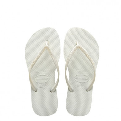 Tong pour femme Slim blanc...