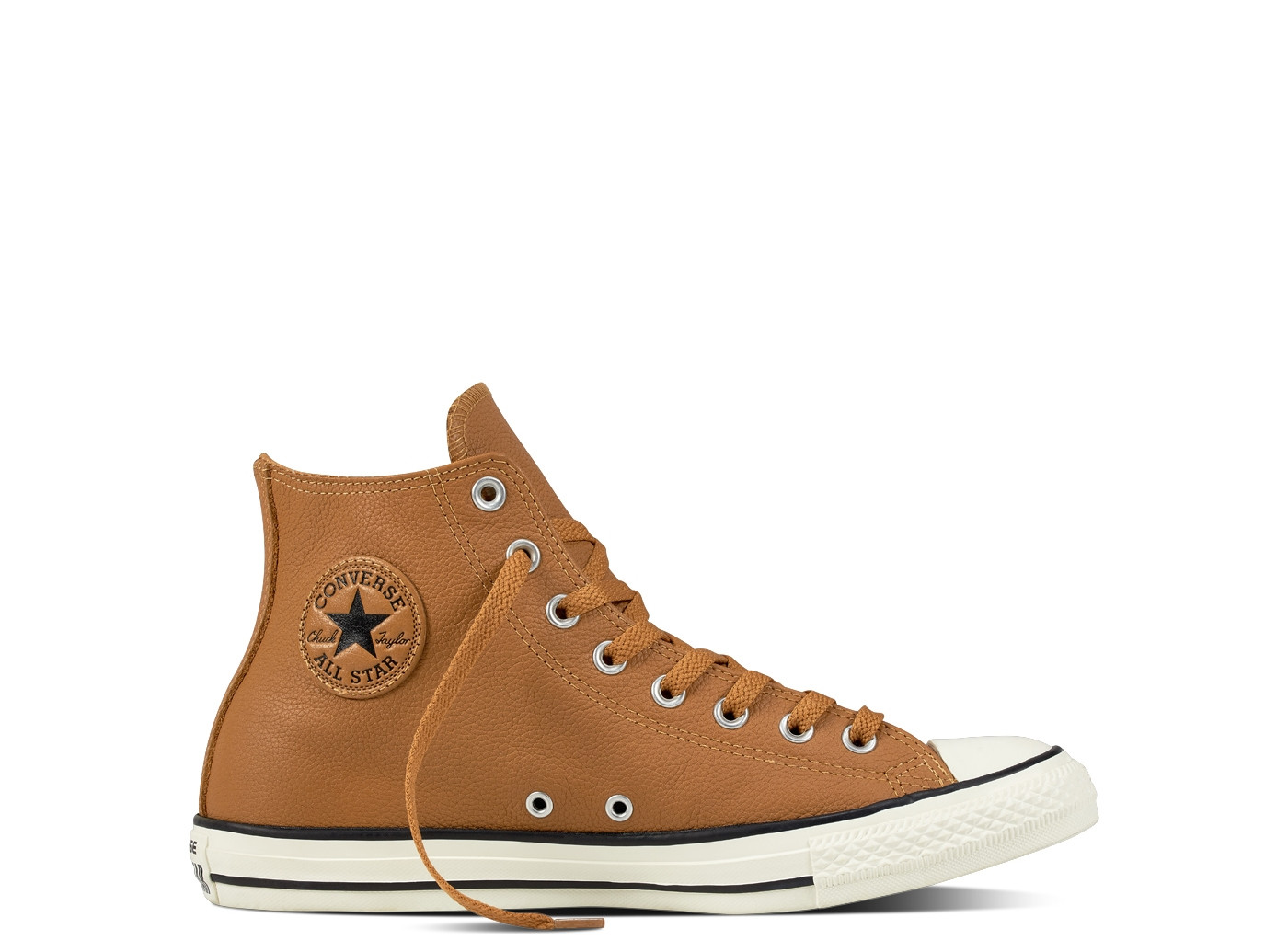 converse cuir camel