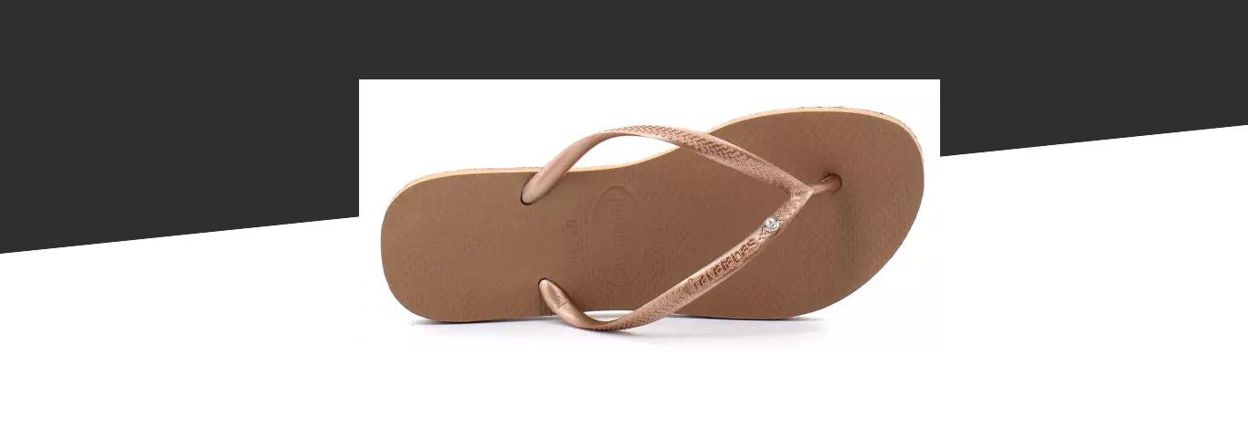 Havaianas beiges foncées